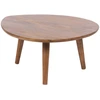Image de Bois & Chiffons - Bout de canapé losange en manguier massif marron - 80x75x36 cm OS