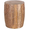 Image de Bois & Chiffons - Bout de canapé sculpté marudai naturel - D.46x56 cm OS
