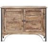 Image de Bois & Chiffons - Petit buffet 2 portes manguier pondicherry marron - 115x40x85 cm OS