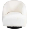 Image de Bois & Chiffons - Fauteuil pivotant gubi blanc - 74x74x79 cm OS