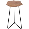 Image de Bois & Chiffons - Sellette plateau bois brut acacia racine naturel - 40x40x70 cm OS