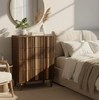 Image de Bois & Chiffons - Commode manguier 4 tiroirs Manguier Ramon Naturel - 70x42x100 cm OS