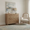 Image de Bois & Chiffons - Commode 3 Tiroirs Acacia Punjab-II jaune/doré - 103x45x92 cm OS