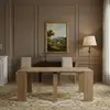 Image de Bois & Chiffons - Console extensible naturelle Acacia Katan II nature/multicolore - 90x45x76 cm OS