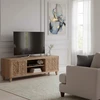 Image de Bois & Chiffons - Meuble TV 2 Portes Acacia Punjab-II jaune/doré - 170x40x60 cm OS