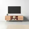 Image de Bois & Chiffons - Meuble TV Mango Maidi beige - 160x55x40 cm OS