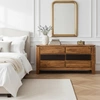 Image de Bois & Chiffons - Commode 6 tiroirs Acacia Lisboa Marron - 140x45x70 cm OS