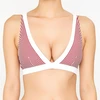 Image de Iodus - Haut de maillot de bain Lezaka rouge foncé/blanc 42