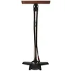 Image de Zéfal Profil Max FP65 Z-Turn, Pompe à Pied Design Vintage-Poignée en Hêtre-Manomètre Digital-Compatible Valves Presta Schrader-Pression 12 Bar Cyclisme, Or