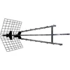 Image de Metronic 415049 Antenne d'extérieur Trinappe amplifiée 57 dB - filtre 4G - UHF - 4K HD