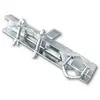 Image de Metronic 450895 Fixation toit et cheminée Cerclage double zingue blc pour mat D25 a 50mm / L 345mm / l'unite