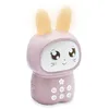 Image de mooov 477512 Veilleuse Lapin Pompon avec Bruits Blanc, 16 Sons Apaisants, Rechargeable - Bleu