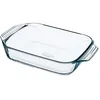 Image de Pyrex - Plat à Four 39 x 25 cm - Plat Four Rectangulaire en Verre Borosilicate Ultra-Résistant - Ustensile de Cuisine Pratique et Polyvalent - Résiste aux Chocs Thermiques - Poignées Ergonomiques