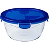 Image de Boîte ronde avec couvercle - PYREX - 1451034 - 20 cm - 16 L - Cook & Go - Base en verre borosilicate