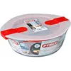 Image de Boîte ronde avec couvercle - PYREX - 1451018 - 20 x 18 cm - 11 L - Cook & Heat - Base en verre borosilicate