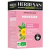 Image de HERBESAN®- INFUSION THE VERT MINCEUR BIO Thé vert de Chine, Frêne, Reine des Prés, Pissenlit - 20 sachets