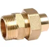 Image de COMAP E112143001 Raccord Union Laiton Droit à souder-M 3/4-Ø 20 mm, Doré