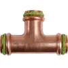 Image de Raccord cuivre en T à sertir - Femelle - Ø 18 mm - Aalberts Integrated Piping Systems