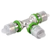 Image de COMAP 2 Tés égaux métallique pour tubes multicouche à sertir - 32x3 - Raccords MultiSkin - S7130W32