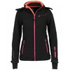 Image de Peak Mountain Amara/FL Blouson Femme Noir/Fuchsia FR : L (Taille Fabricant : L)