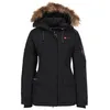 Image de Peak Mountain Parka de Ski avec Vraie Fourrure Femme AKADOZ