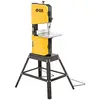 Image de Fartools Scie à Ruban 420W, coupe maxi 120x245mm, table 300x300mm alu inclinable à 45°, vitesse rotation 1400tr/min, molette réglage de tension