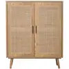 Image de Buffet 2 portes SAHARA coloris bois clair