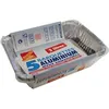 Image de Barquette en aluminium avec couvercle x5 - 2 L