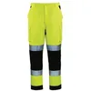 Image de Pantalon jaune et marine taille M haute visibilité 60% coton 40% poly