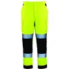 Image de Pantalon jaune et marine taille XS haute visibilité 60% coton 40% poly