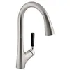 Image de JACOB DELAFON Mitigeur cuisine Malleco Bec haut inox brossé douchette extractible