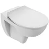 Image de WC suspendu sans bride JACOB DELAFON Patio + abattant extra plat
