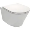 Image de Jacob Delafon - Pack WC Suspendu Sans Bride RODIN+ - Compatible Double Chasse 3/6L - Abattant Déclipsable Fermeture Douce - 36x35x52 cm - Blanc - E25856-00