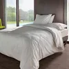 Image de Vent du sud Manoir Housse de Couette Unie en Coton Percale Coton Neige 200 x 140 cm