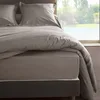 Image de Vent du sud DH90MANOIRCEN Manoir Drap Housse Uni en Coton Percale Cendre 190 x 90 cm