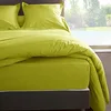 Image de Drap housse en percale de coton 80 fils 180 x 200 x 30 cm