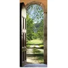 Image de Trompe l'oeil Porte Adhésif Promenade Champetre, Polyvinyle, Multicolore, 83 x 0, 1 x 204 cm