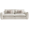 Image de Canape droit fixe beige 3 pl BOBOCHIC X CONFORAMA EUGENE