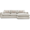 Image de Canapé d'angle beige fixe 4 pl BOBOCHIC X CONFORAMA EUGENE