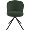 Image de Chaise en velours AGATHE coloris kaki