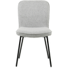 Image de Chaise en tissu JADE coloris gris clair
