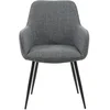 Image de Chaise en tissu ONYX coloris gris