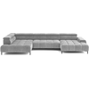 Image de Canapé d'angle gris relax électrique 5 p IMPERIA