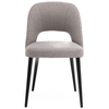 Image de Chaise en tissu NAIG coloris gris