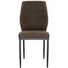 Image de Chaise en tissu LOULA coloris marron