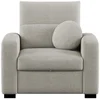 Image de Fauteuil fixe JADE coloris gris clair