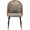 Image de Chaise en tissu KEYAH coloris gris