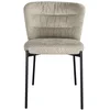 Image de Chaise en tissu INES coloris beige
