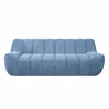 Image de Canape droit fixe bleu 3 places DIVA