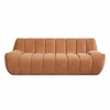 Image de Canape droit fixe marron 3 places DIVA